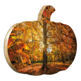 Autumn Leaves Unframed Print Wall Art - Homeroots