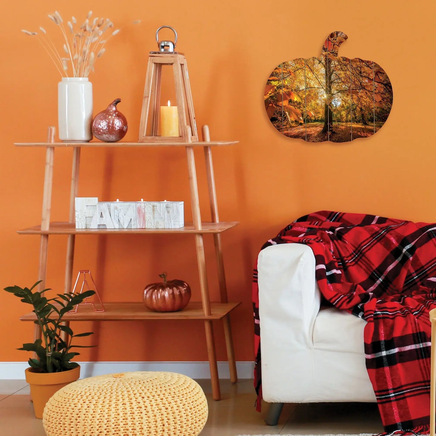 Autumn Leaves Unframed Print Wall Art - Homeroots - Flyclothing LLC