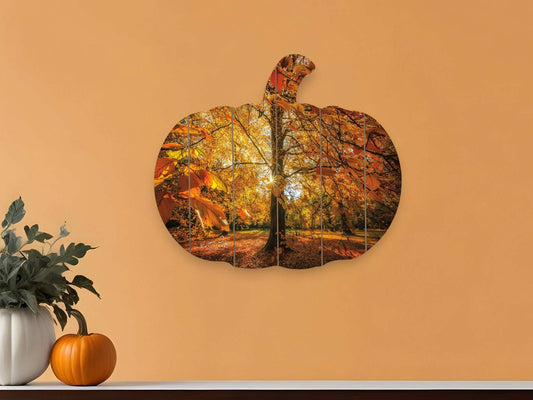 Autumn Leaves Unframed Print Wall Art - Homeroots - Flyclothing LLC