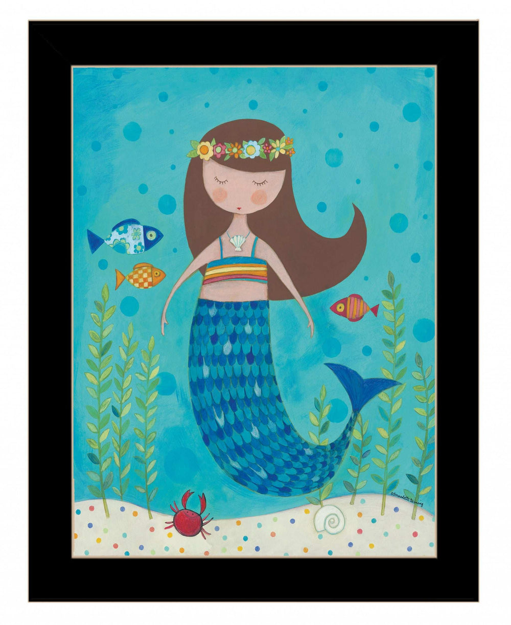 Under the Sea 5 Black Framed Print Wall Art - Homeroots - Flyclothing LLC