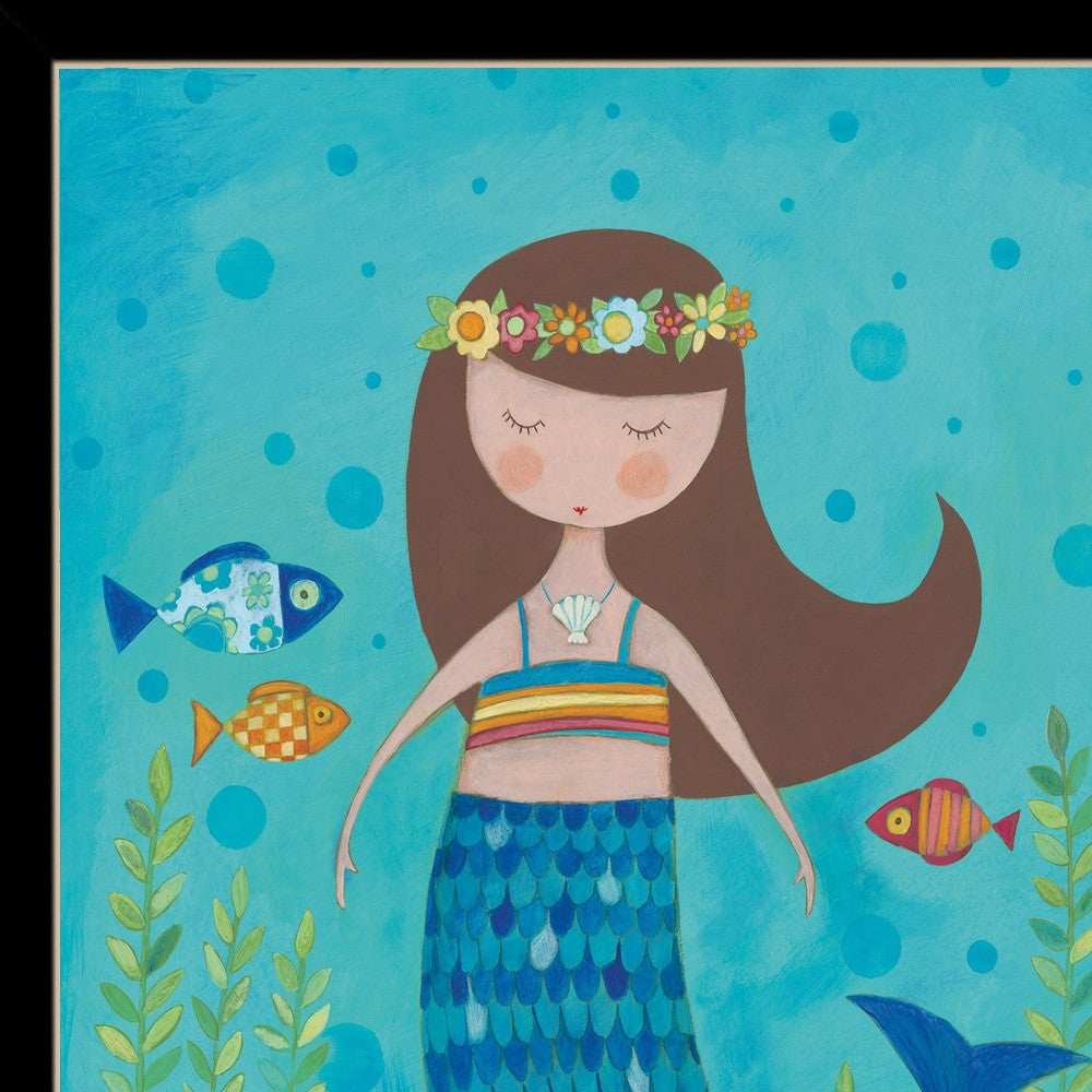 Under the Sea 5 Black Framed Print Wall Art - Homeroots - Flyclothing LLC