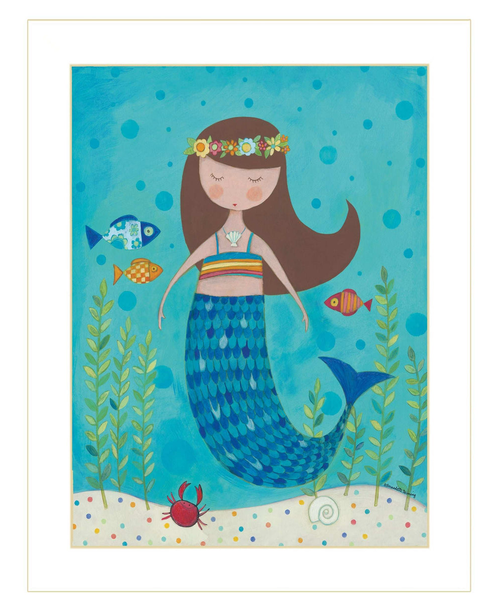 Under the Sea 6 White Framed Print Wall Art - Homeroots - Flyclothing LLC
