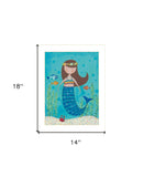 Under the Sea 6 White Framed Print Wall Art - Homeroots - Flyclothing LLC