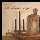 A Simple Life 2 Black Framed Print Wall Art - Homeroots - Flyclothing LLC