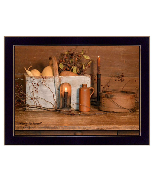 Gathering The Harvest 1 Black Framed Print Kitchen Wall Art - Homeroots - Flyclothing LLC