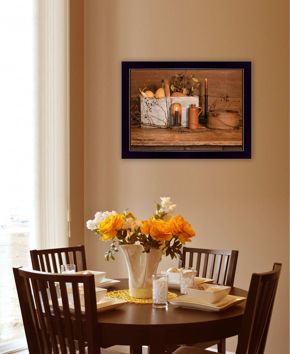 Gathering The Harvest 1 Black Framed Print Kitchen Wall Art - Homeroots - Flyclothing LLC