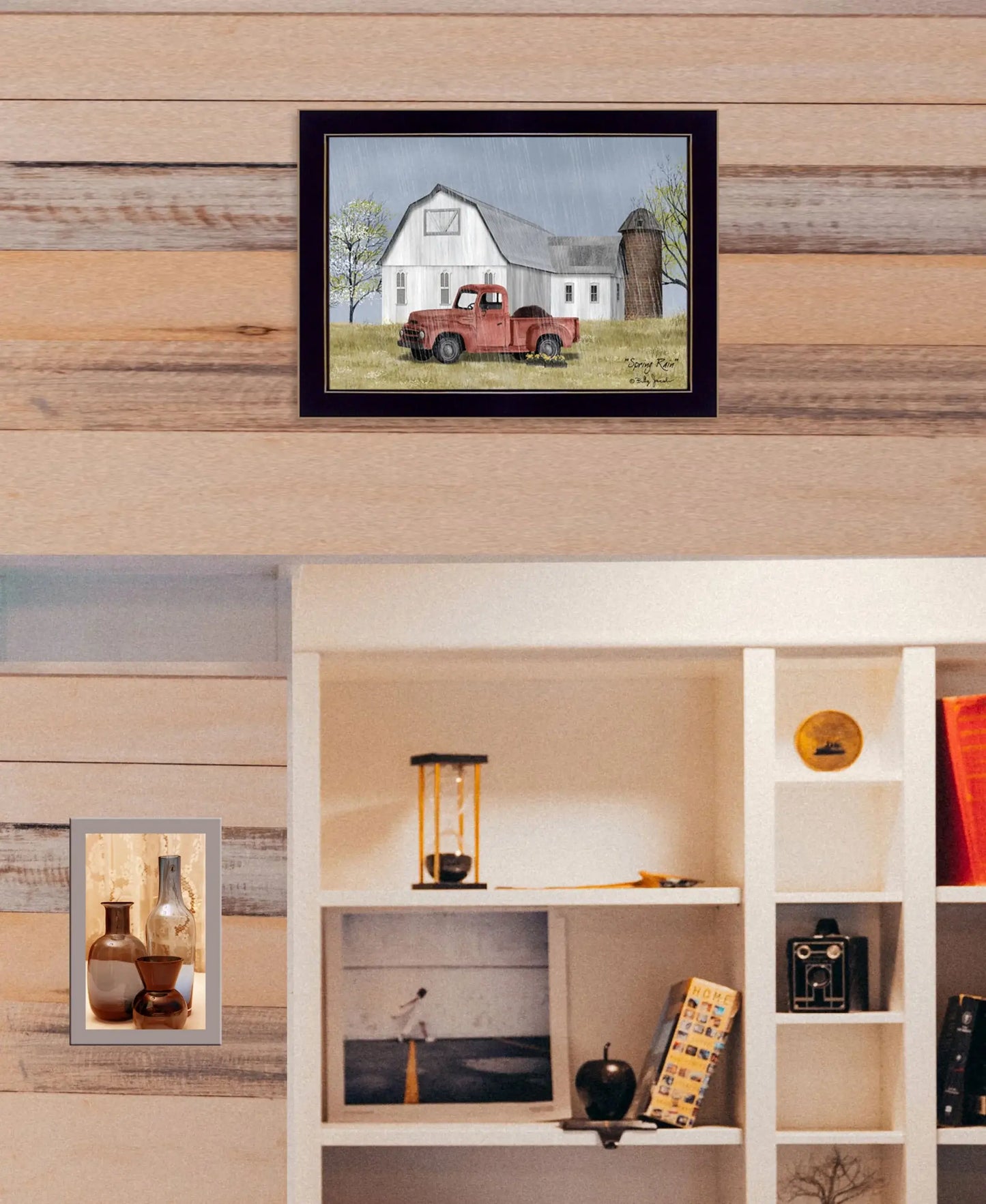 Spring Rain 1 Black Framed Print Wall Art - Homeroots - Flyclothing LLC