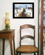 Sleigh Bells Ring 1 Black Framed Print Wall Art - Homeroots - Flyclothing LLC