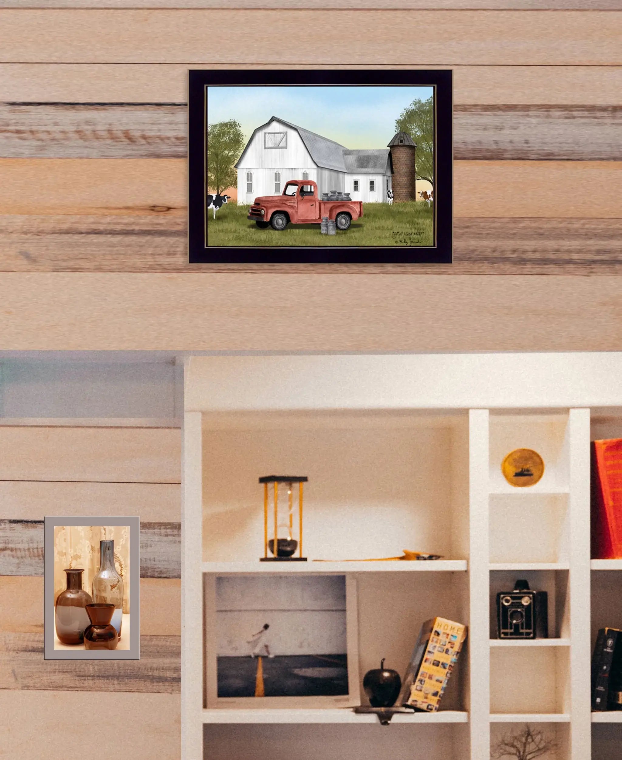 YAll Need Milk? 1 Black Framed Print Wall Art - Homeroots - Flyclothing LLC