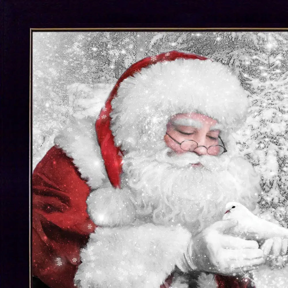 Santas Little Friends 1 Black Framed Print Wall Art - Homeroots - Flyclothing LLC