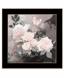 Noir Roses 1 Black Framed Print Wall Art - Homeroots