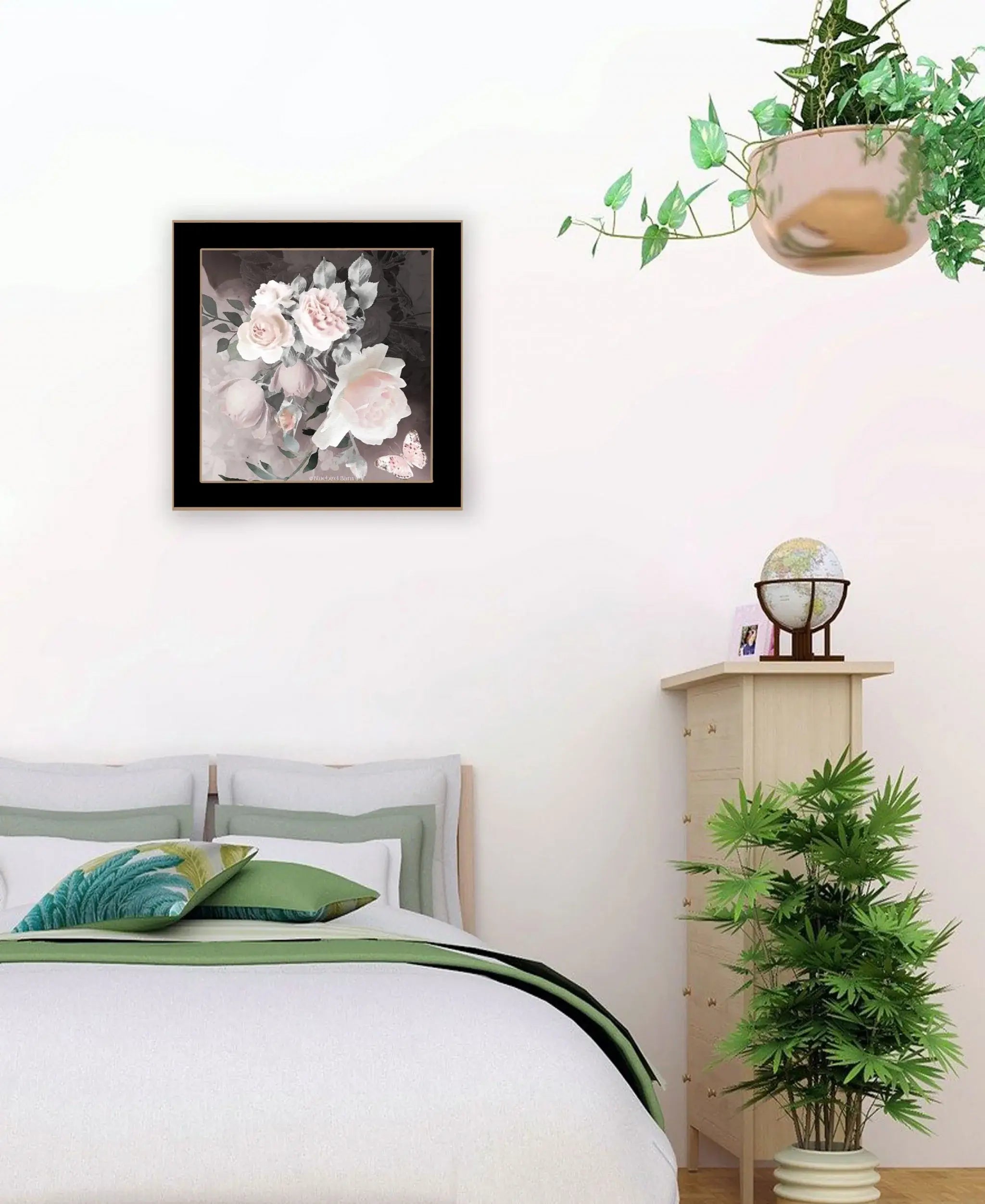 Noir Roses IV 1 Black Framed Print Wall Art - Homeroots - Flyclothing LLC