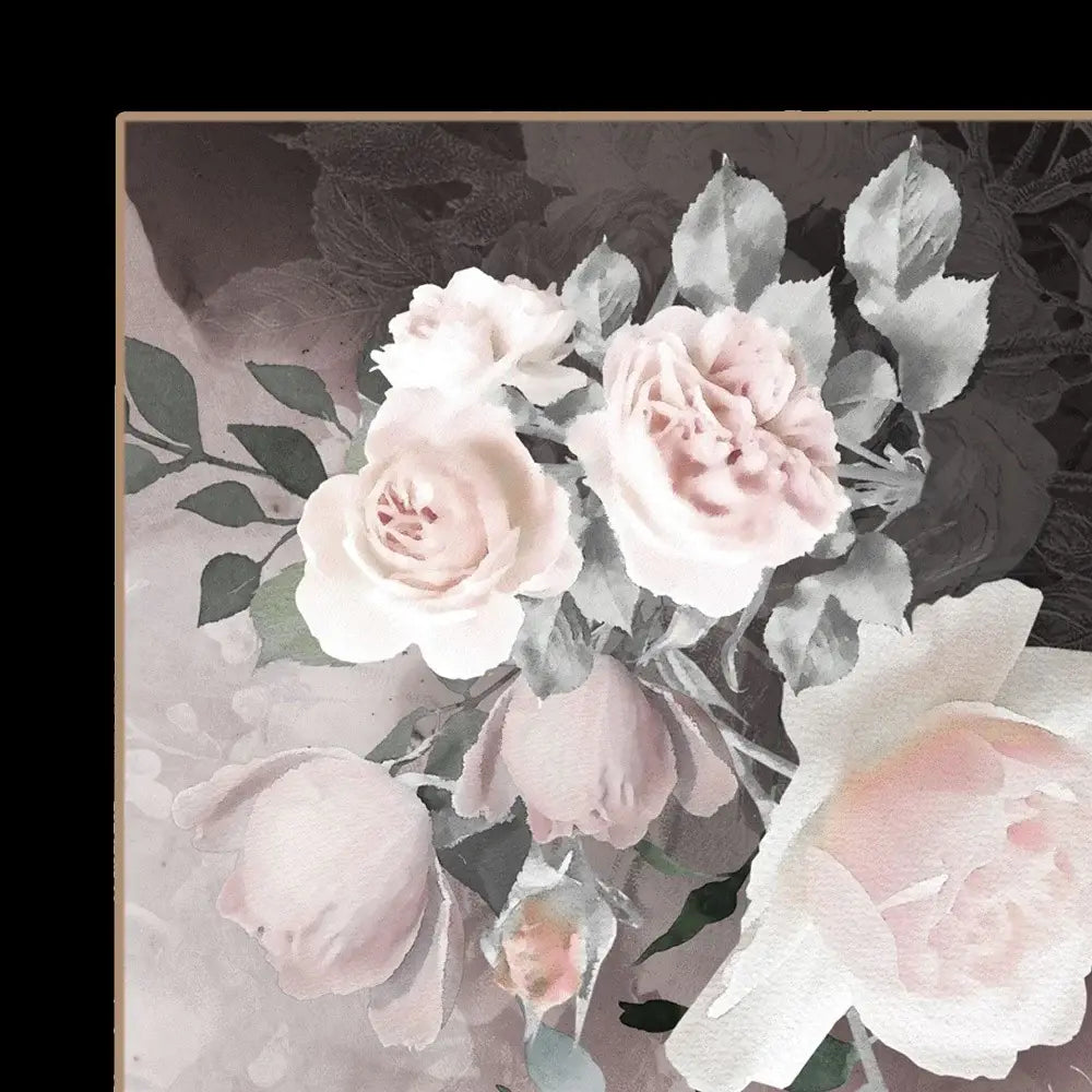 Noir Roses IV 1 Black Framed Print Wall Art - Homeroots - Flyclothing LLC