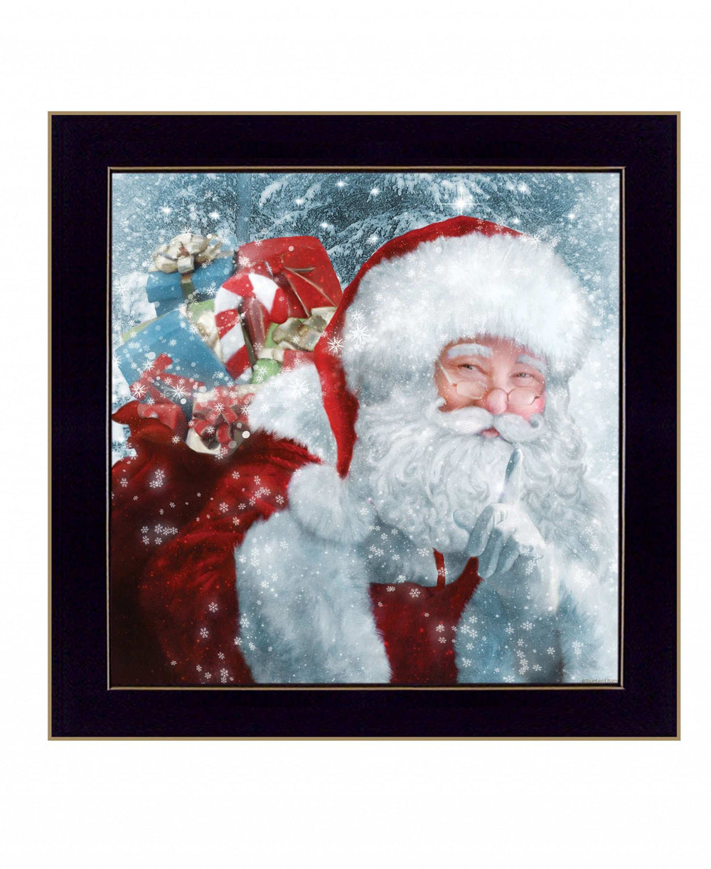 Santas Presents 1 Black Framed Print Wall Art - Homeroots - Flyclothing LLC
