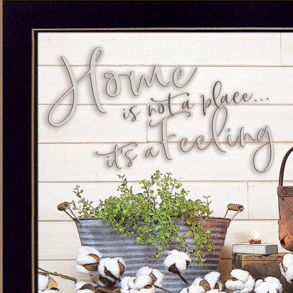 Home is not a Place 1 Black Framed Print Wall Art - Homeroots - Flyclothing LLC