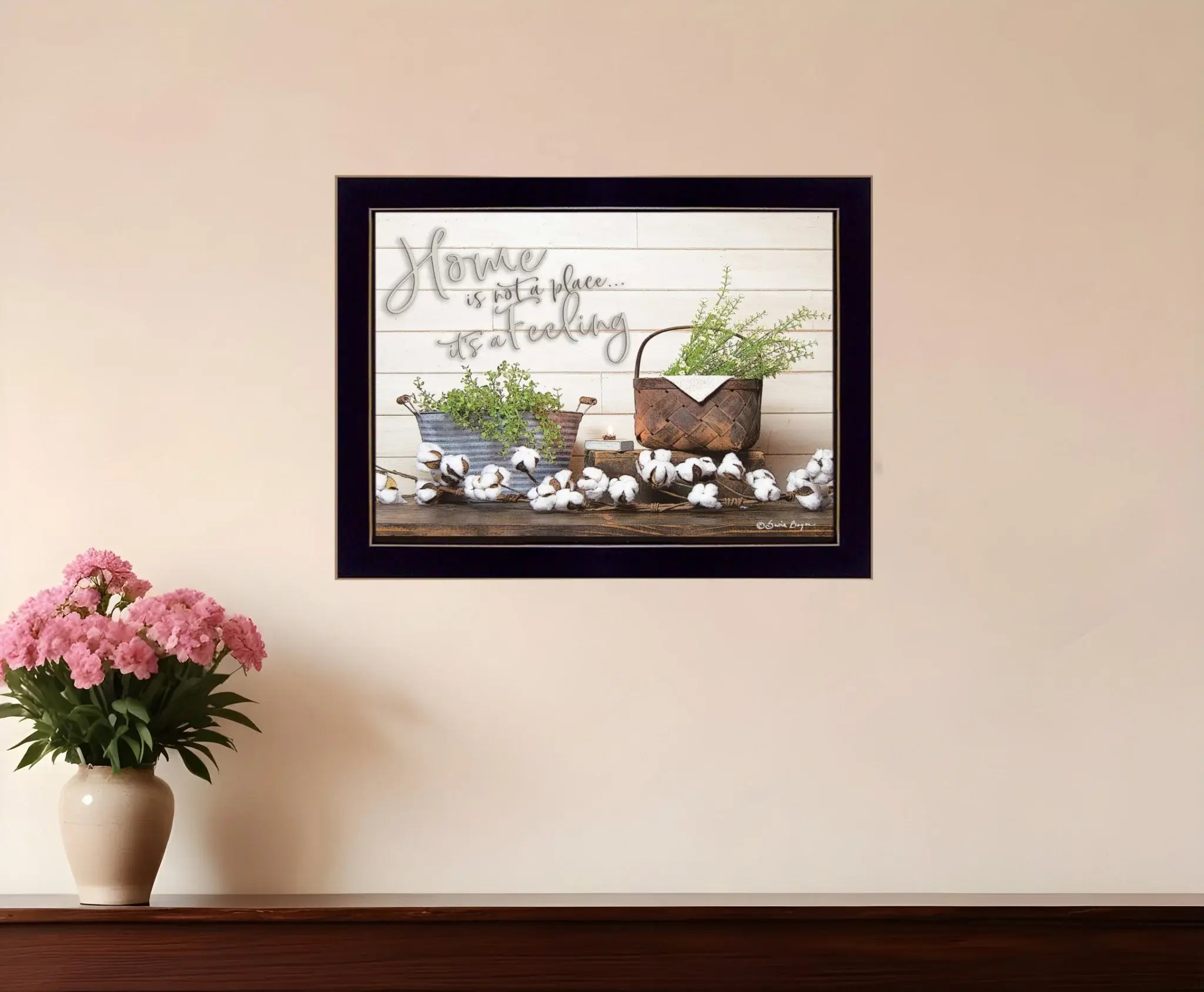 Home is not a Place 1 Black Framed Print Wall Art - Homeroots - Flyclothing LLC