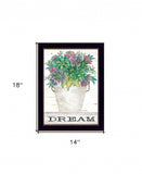 Dream Succulents 1 Black Framed Print Wall Art - Homeroots - Flyclothing LLC