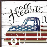 All Hearts Come Home for Love Truck 1 Black Framed Print Wall Art - Homeroots