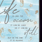 Life is Like 1 Black Framed Print Wall Art - Homeroots - Flyclothing LLC