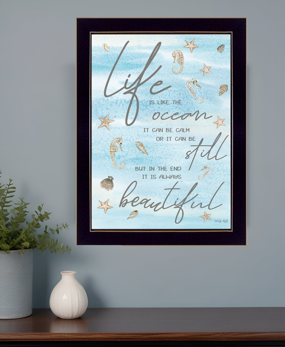 Life is Like 1 Black Framed Print Wall Art - Homeroots