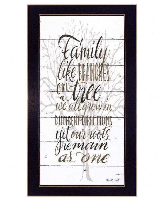 Family 3 Black Framed Print Wall Art - Homeroots - Flyclothing LLC