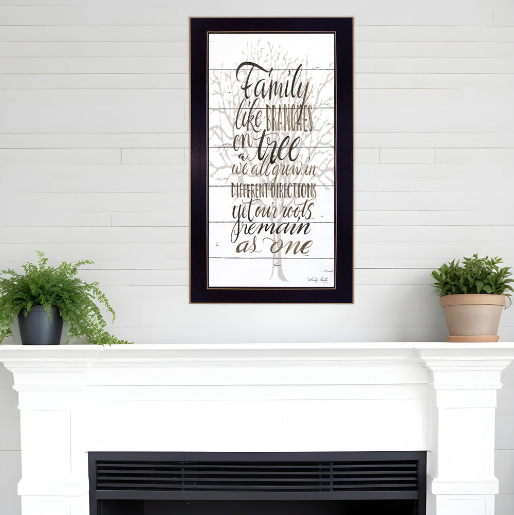 Family 3 Black Framed Print Wall Art - Homeroots