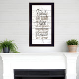 Family 3 Black Framed Print Wall Art - Homeroots