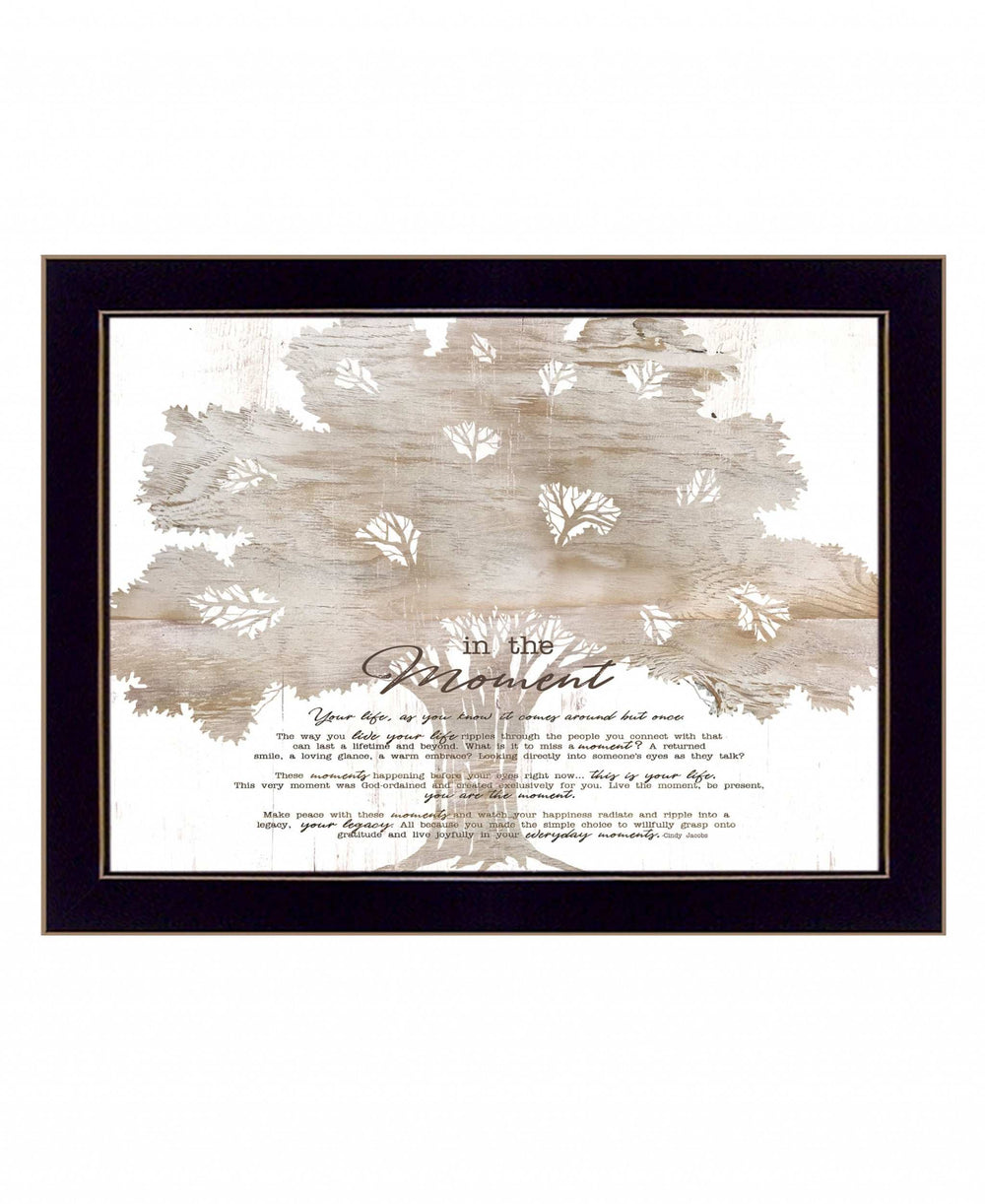 In the Moment 1 Black Framed Print Wall Art - Homeroots - Flyclothing LLC