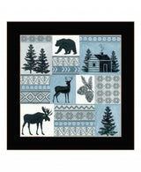 Cabin in the Woods 1 Black Framed Print Wall Art - Homeroots - Flyclothing LLC