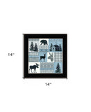 Cabin in the Woods 1 Black Framed Print Wall Art - Homeroots - Flyclothing LLC