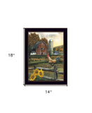 Early Rooster 1 Black Framed Print Wall Art - Homeroots - Flyclothing LLC