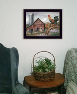 Good Morning Vermont 1 Black Framed Print Wall Art - Homeroots - Flyclothing LLC