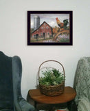 Good Morning Vermont 1 Black Framed Print Wall Art - Homeroots - Flyclothing LLC