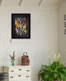 Bloom with Grace 1 Black Framed Print Wall Art - Homeroots