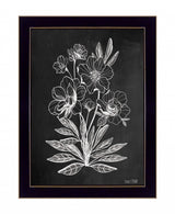 Vintage Chalkboard 1 Black Framed Print Wall Art - Homeroots - Flyclothing LLC