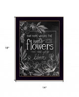 Yet to Bloom 2 Black Framed Print Wall Art - Homeroots - Flyclothing LLC