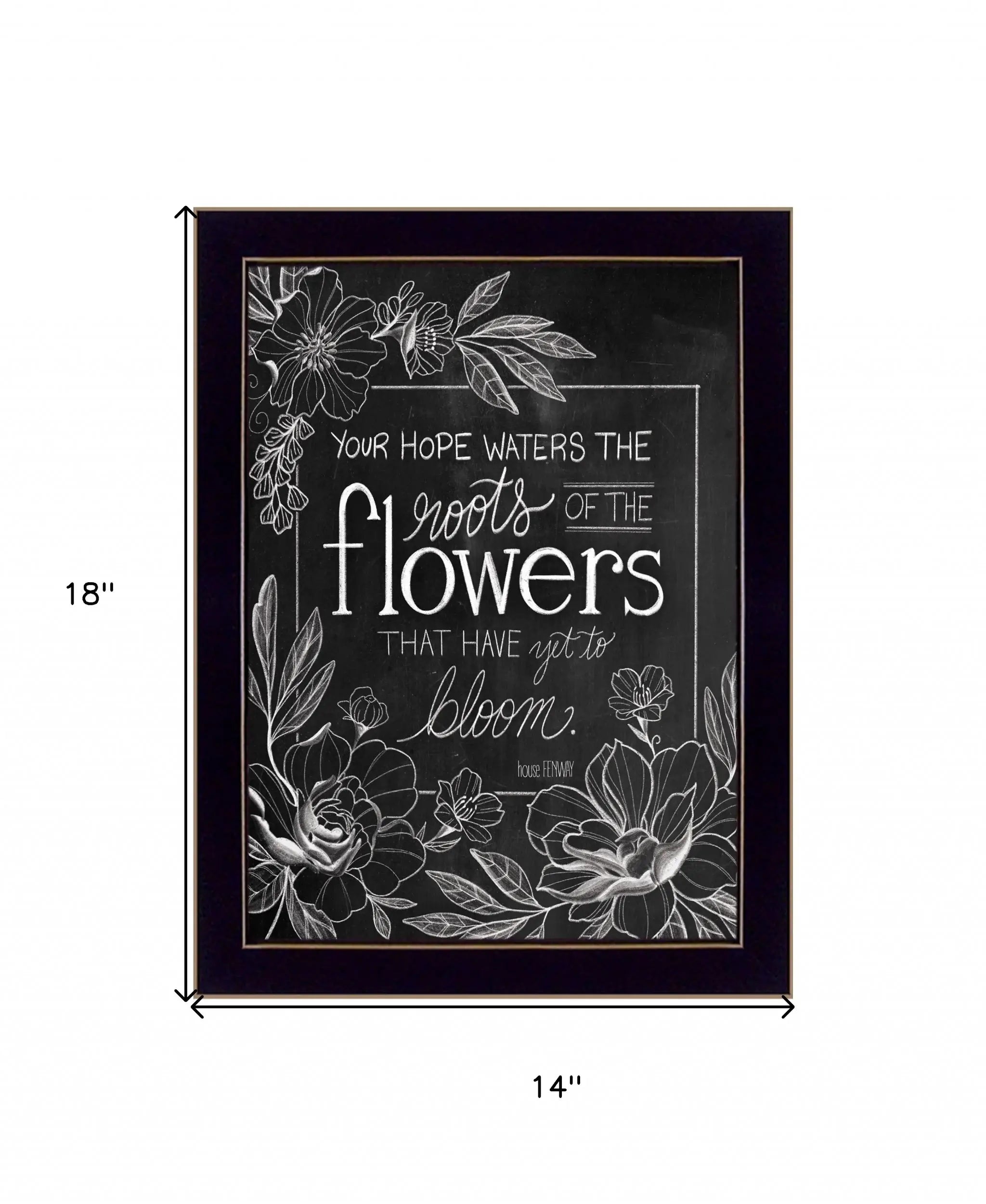 Yet to Bloom 2 Black Framed Print Wall Art - Homeroots - Flyclothing LLC