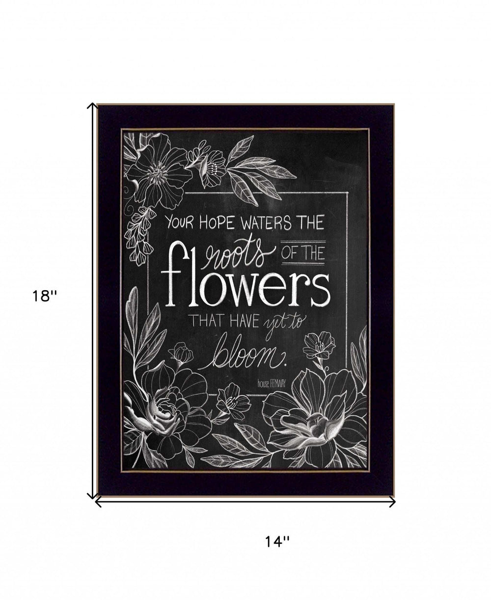 Yet to Bloom 2 Black Framed Print Wall Art - Homeroots - Flyclothing LLC
