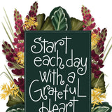 Grateful Heart 1 Black Framed Print Wall Art - Homeroots - Flyclothing LLC