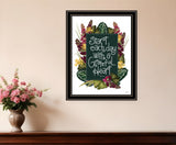 Grateful Heart 1 Black Framed Print Wall Art - Homeroots
