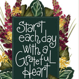 Grateful Heart 2 White Framed Print Wall Art - Homeroots