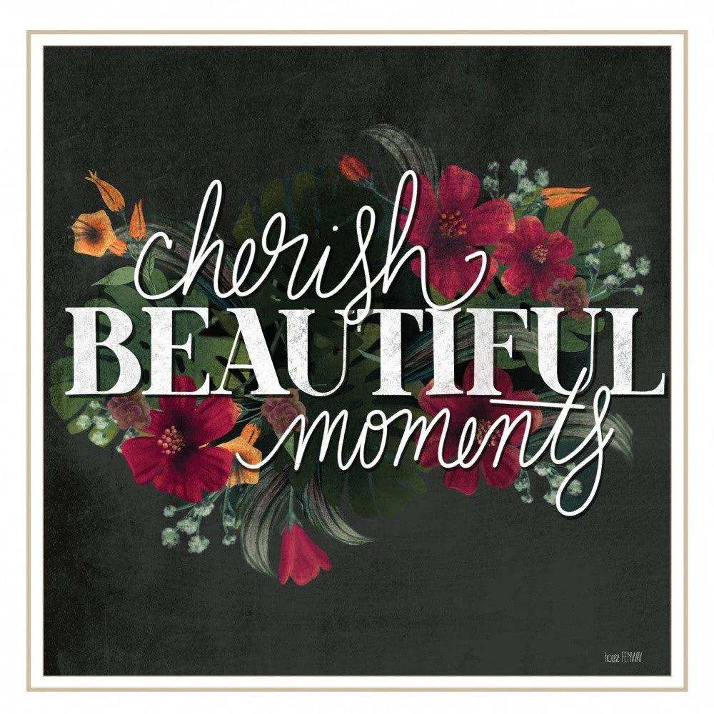 Cherish the Moments 2 White Framed Print Wall Art - Homeroots - Flyclothing LLC