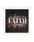 Have Faith 1 White Framed Print Wall Art - Homeroots