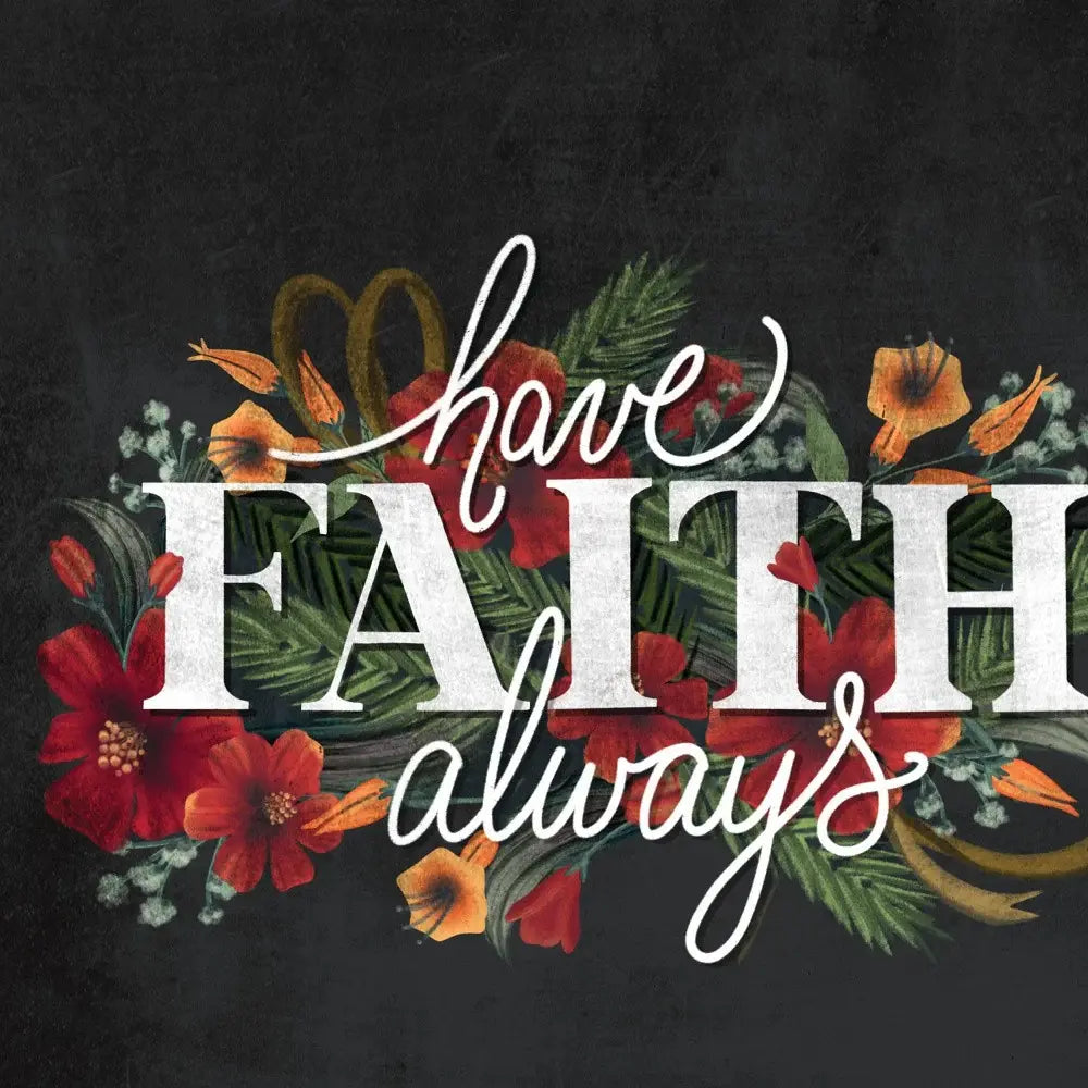 Have Faith 1 White Framed Print Wall Art - Homeroots - Flyclothing LLC