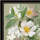 Walk Humbly Floral 1 Black Framed Print Wall Art - Homeroots - Flyclothing LLC