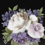 Lilac Mason Jar Floral 1 Black Framed Print Wall Art - Homeroots - Flyclothing LLC