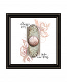 Old Ways in Blush 1 Black Framed Print Wall Art - Homeroots