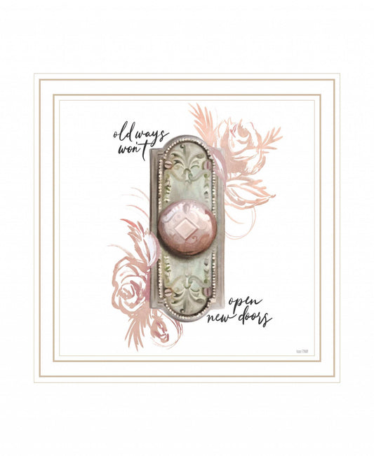 Old Ways in Blush 2 White Framed Print Wall Art - Homeroots - Flyclothing LLC