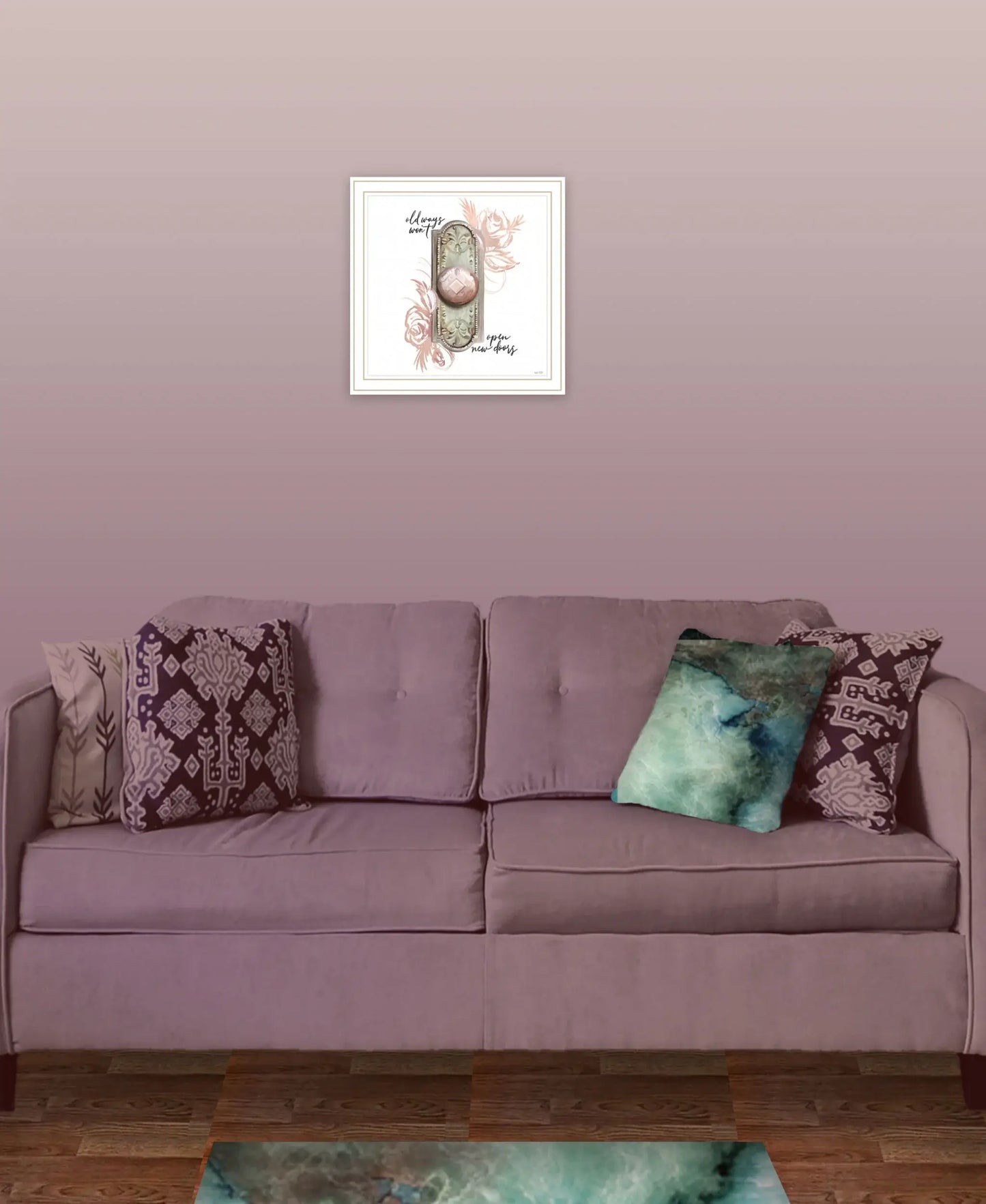 Old Ways in Blush 2 White Framed Print Wall Art - Homeroots - Flyclothing LLC