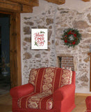 Tidings of Comfort and Joy 1 White Framed Print Wall Art - Homeroots - Flyclothing LLC